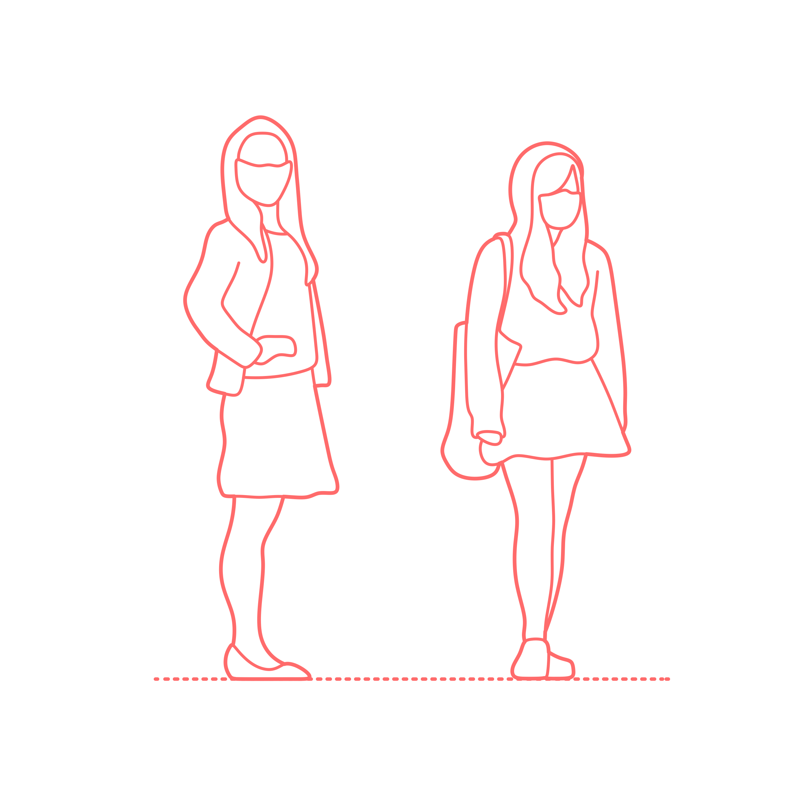 Humans Outbreak Women Protective Masks Standing Laser Cut Svg File Free Vectors